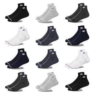 Cotton Socks | Free Size| Breathable| Daily Use| Multicolor| 12 Pairs|